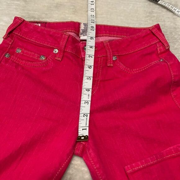True Religion Womens Pink Skinny Denim Jeans Size 26 26x29 Pants‎ Stretch - Picture 6 of 9